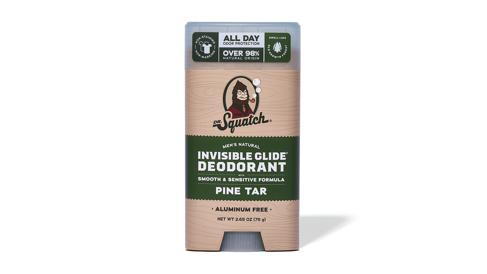 Pine Tar Invisible Glide Deodorant - Essential Outdoor Guard