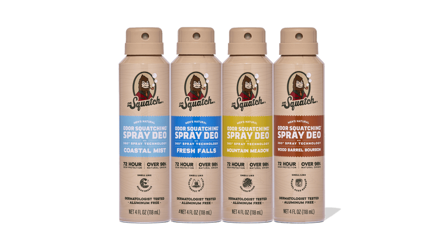 Spray Deodorant 4-Pack - All Day Fresh