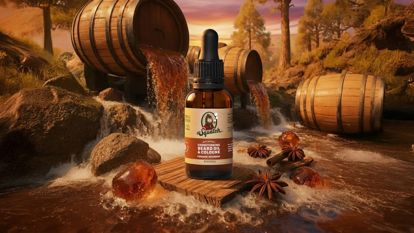 Conditioning Beard Oil & Cologne Fireside Bourbon - Simple Daily Finish