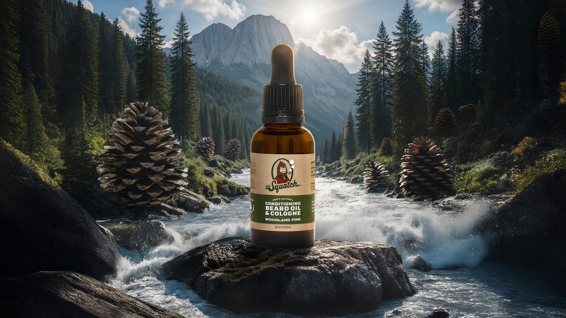 Conditioning Beard Oil & Cologne Woodland Pine - Clean Classic Profile