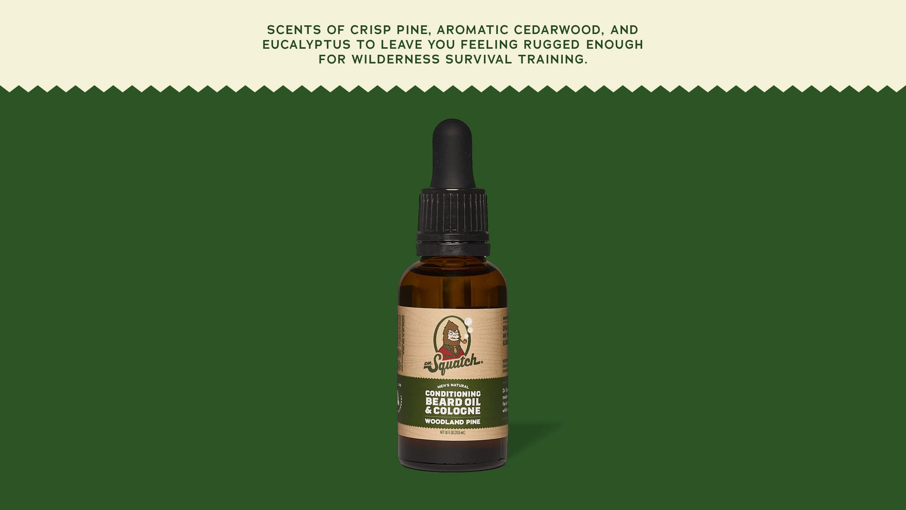 Conditioning Beard Oil & Cologne Woodland Pine - Classic Trail Signature
