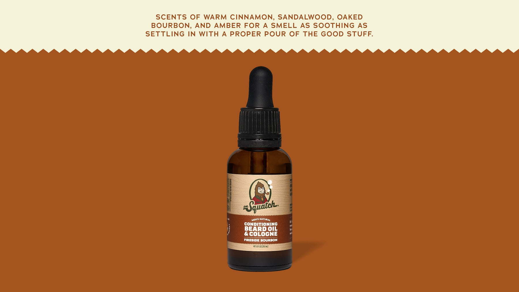Conditioning Beard Oil & Cologne Fireside Bourbon - Simple Daily Finish