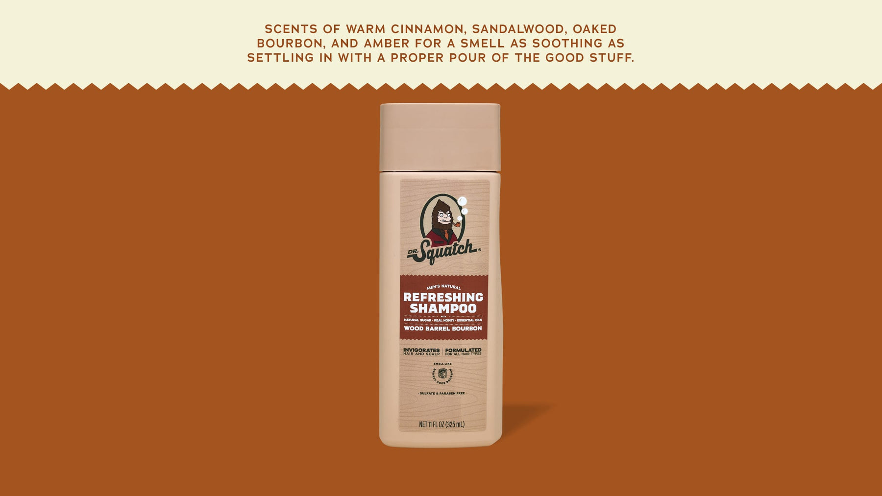 Wood Barrel Bourbon Shampoo - Fresh Profile