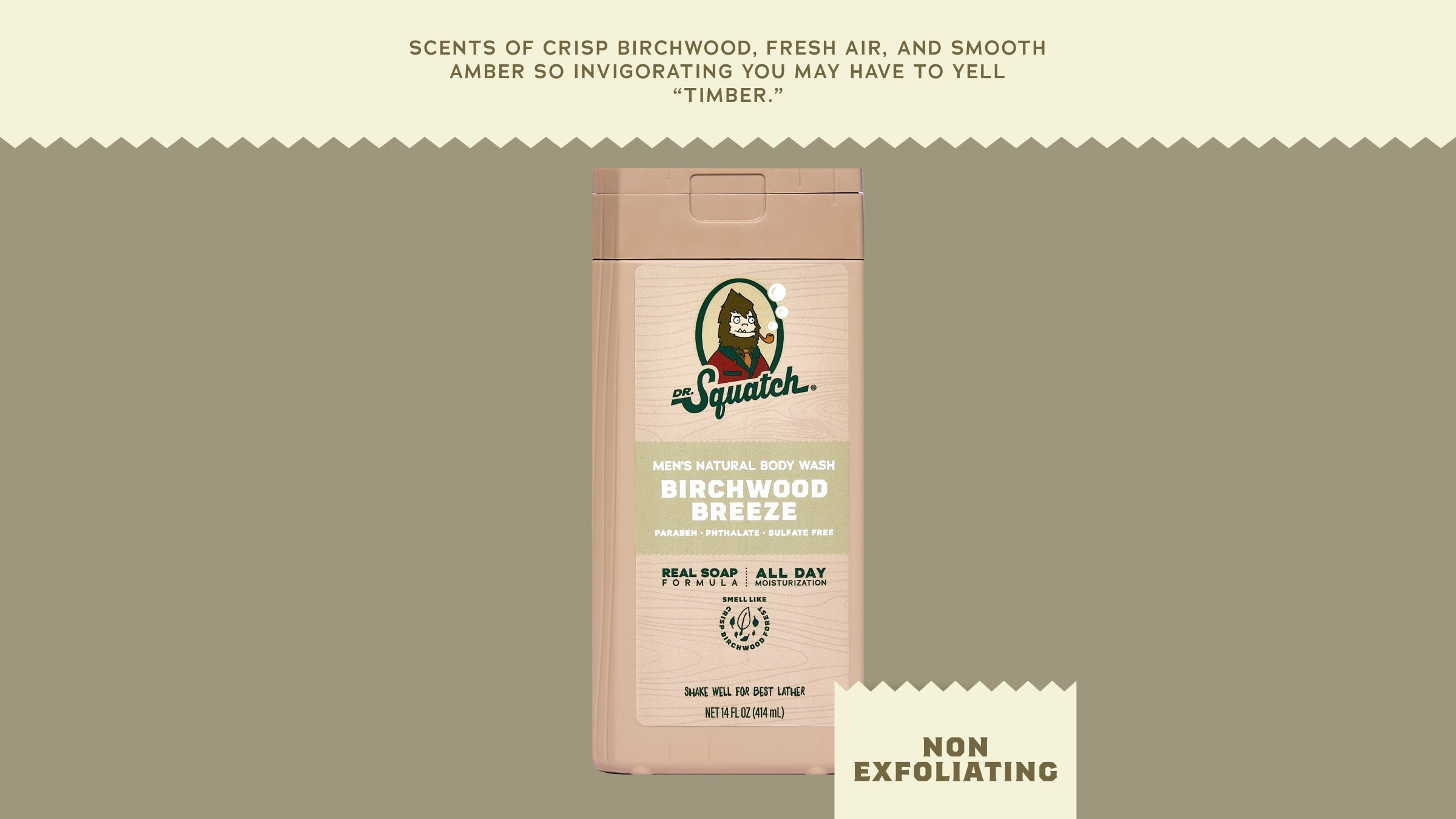 14 oz Birchwood Breeze Body Wash - Daily Fresh Bar