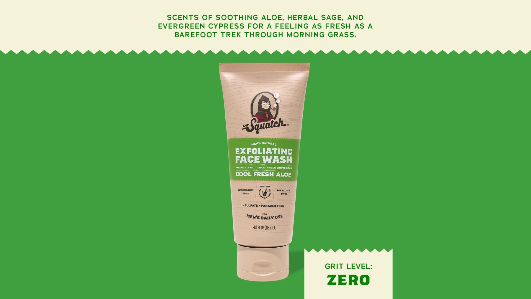 Cool Fresh Aloe Exfoliating Face Wash - Forest Daily Scent