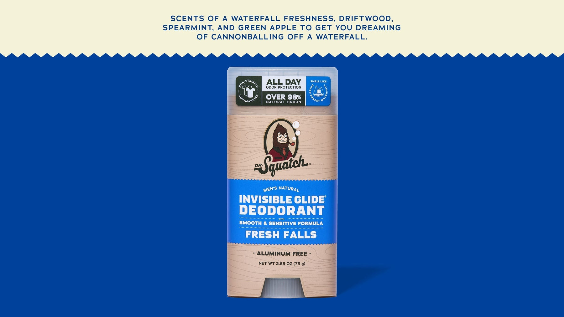 Fresh Falls Invisible Glide Deodorant - Easy Travel Shield