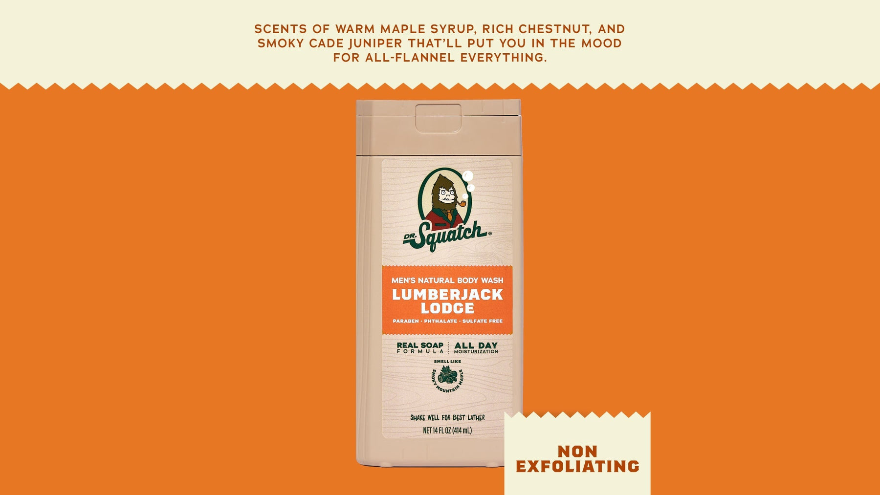 14 oz Lumberjack Lodge Body Wash - Active Outdoor Bar