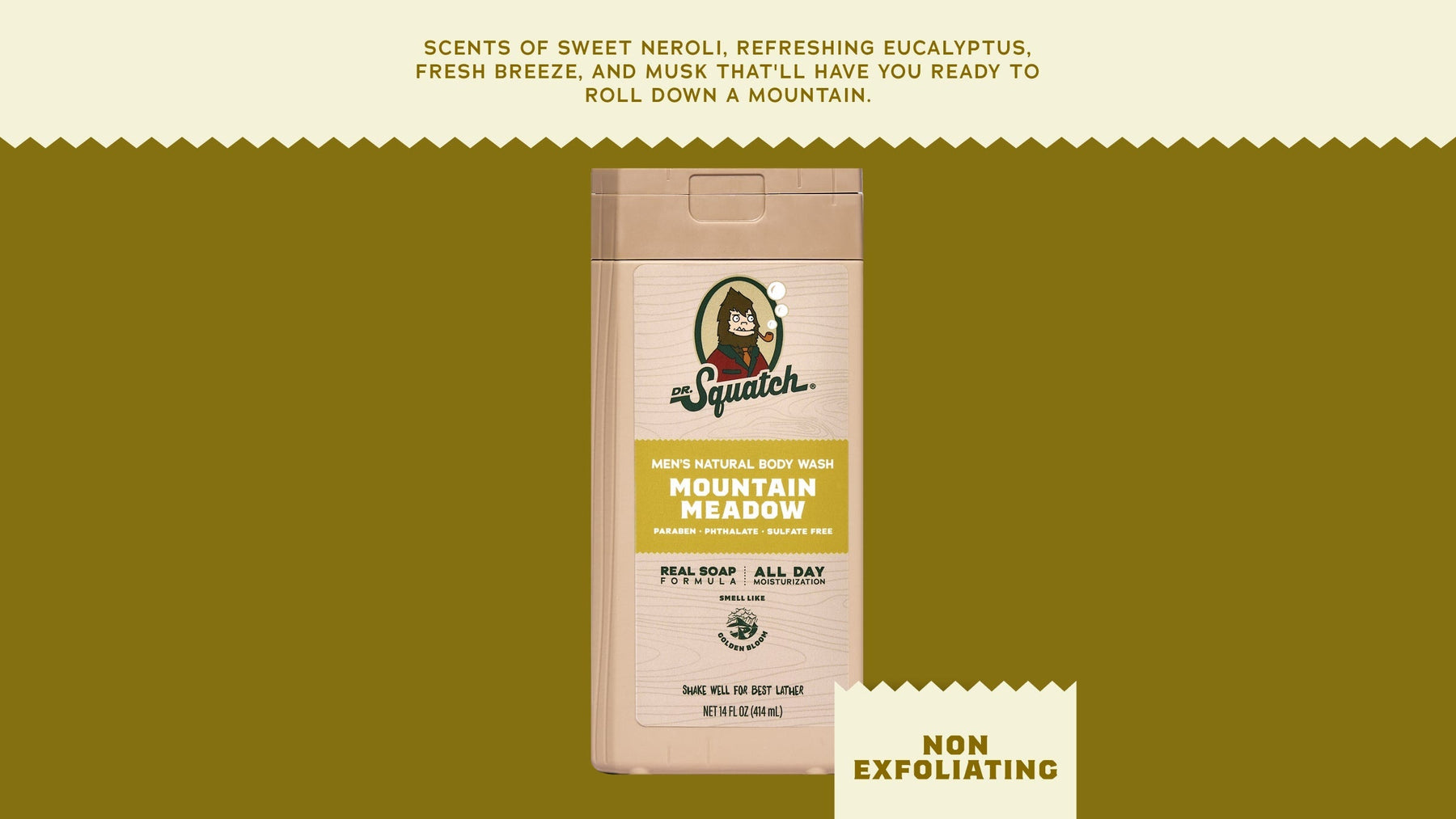 14 oz Mountain Meadow Body Wash - Essential Outdoor Clean