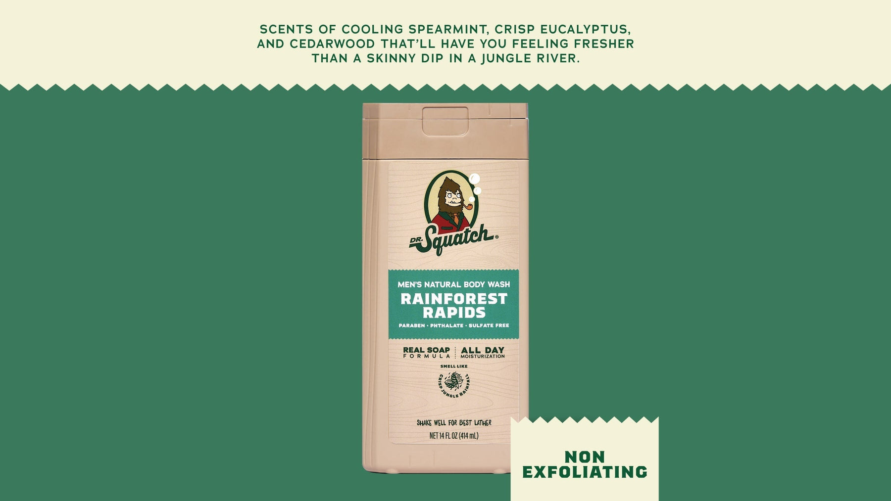 14 oz Rainforest Rapids Body Wash - Classic Trail Bar