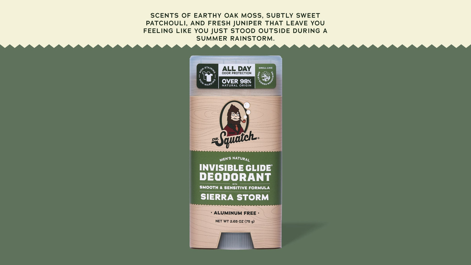 Sierra Storm Invisible Glide Deodorant - Forest Fresh