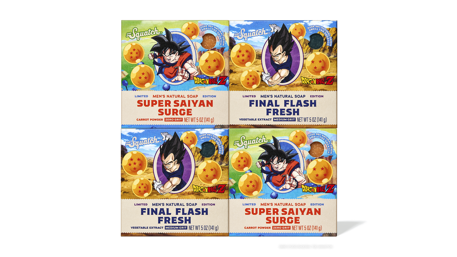Dragon Ball Z 4-Pack - Simple Outdoor Lineup
