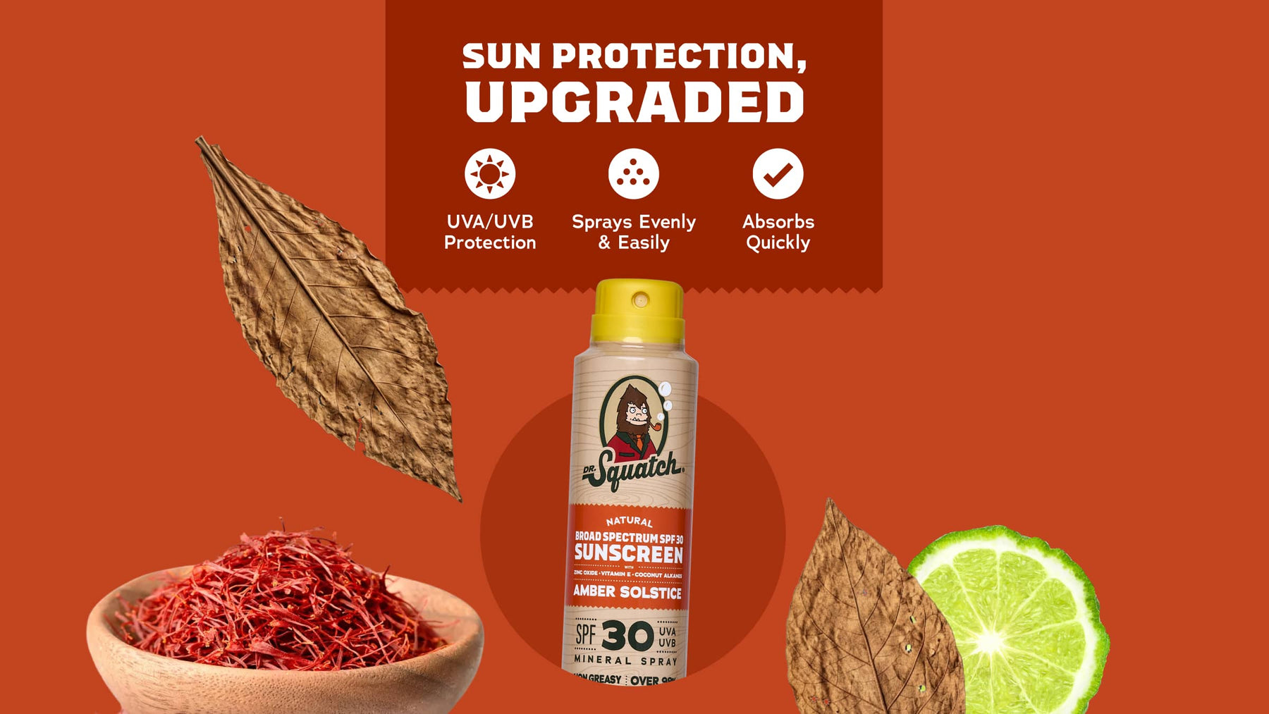 Amber Solstice Spray Sunscreen - Beach Ready