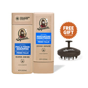 Dr. Squatch Hair Care Kit + Free Scalp Scrubber | Full & Thick Shampoo | Moisturizing Conditioner | Natural Products for Men - Pocket Use