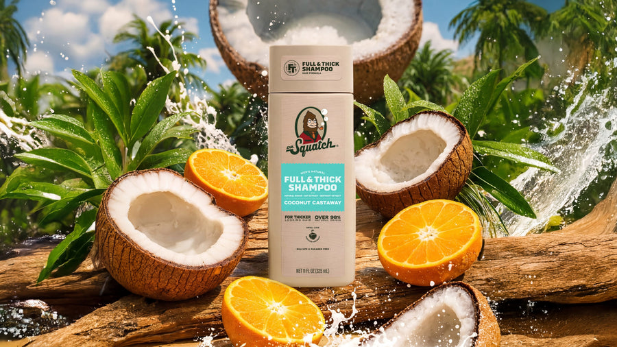 Coconut Castaway Full & Thick Shampoo - Full Shower Finish