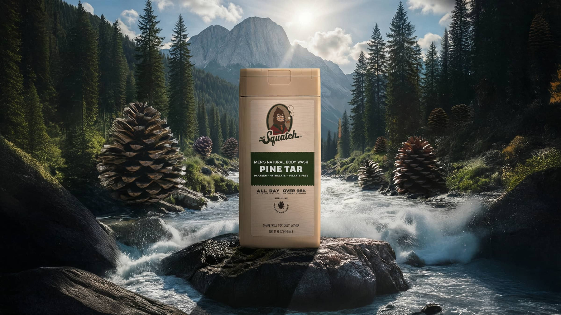 14 oz Pine Tar Body Wash - Forest Daily Routine