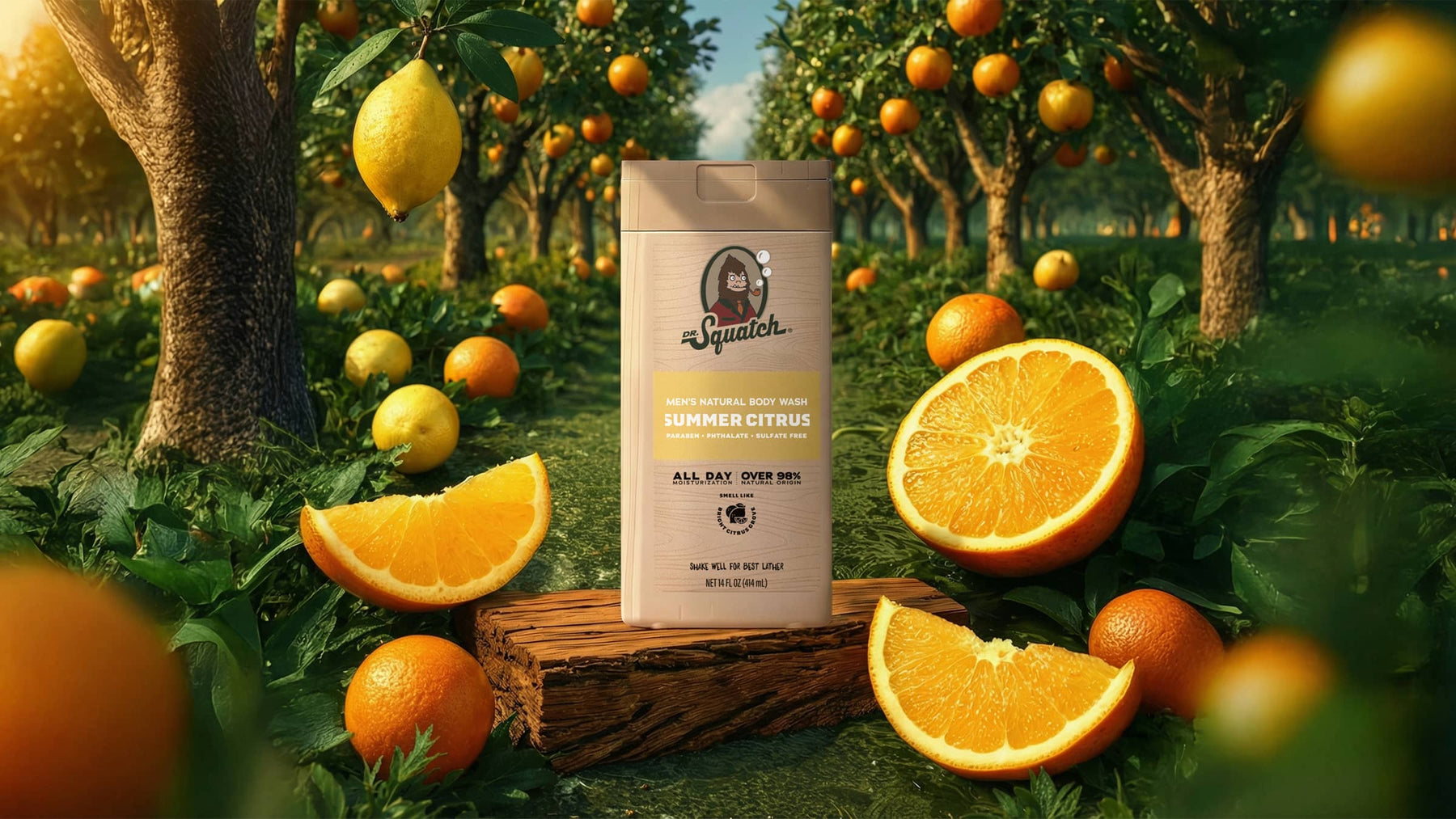 14 oz Summer Citrus Body Wash - Easy Shower Lather