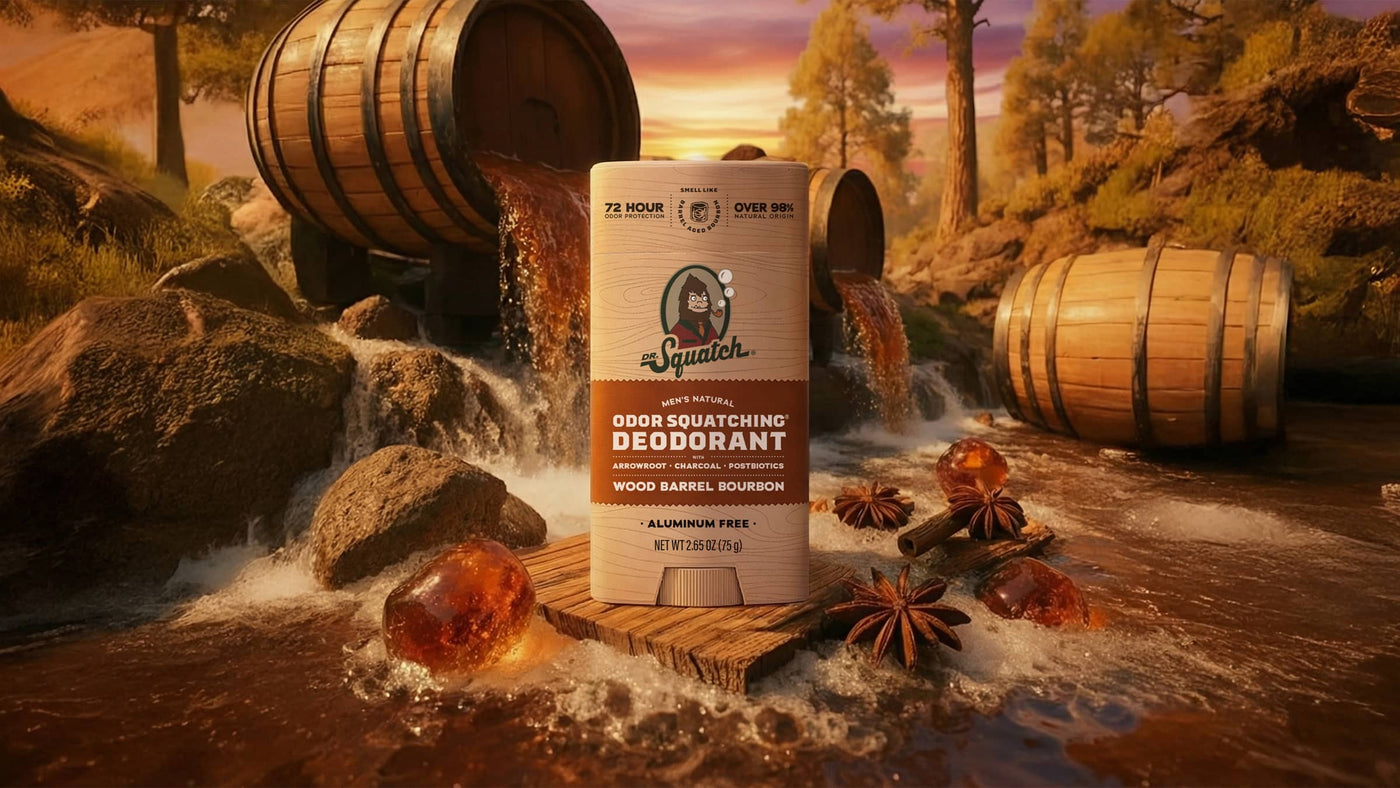 Wood Barrel Bourbon Deodorant - Clean Carry