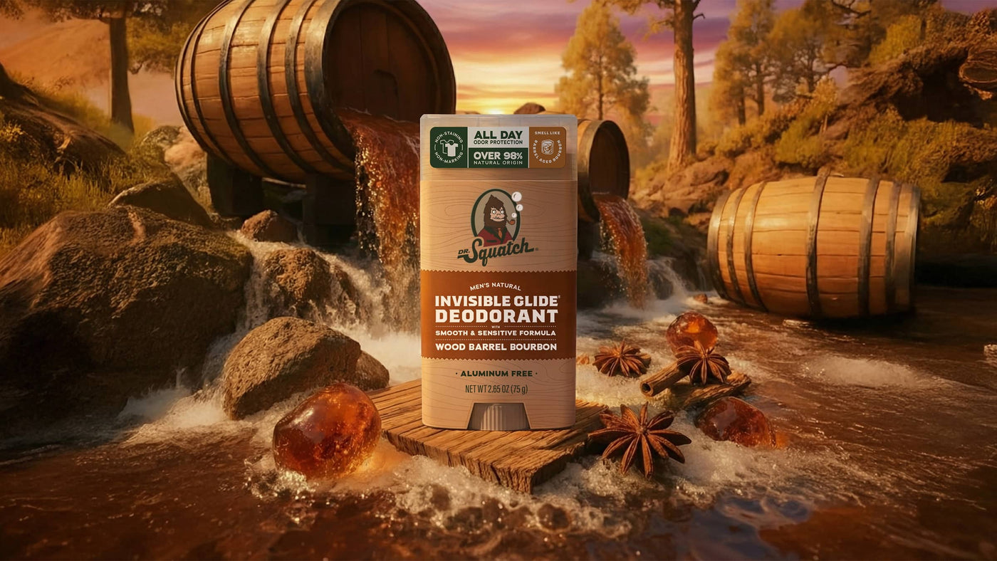 Wood Barrel Bourbon Invisible Glide Deodorant - Active Guard