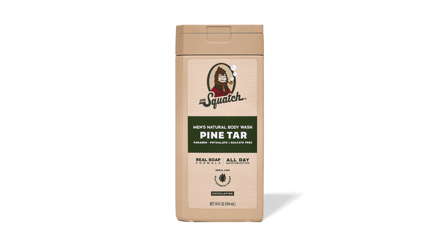 14 oz Pine Tar Exfoliating Body Wash - Trail Shower Clean