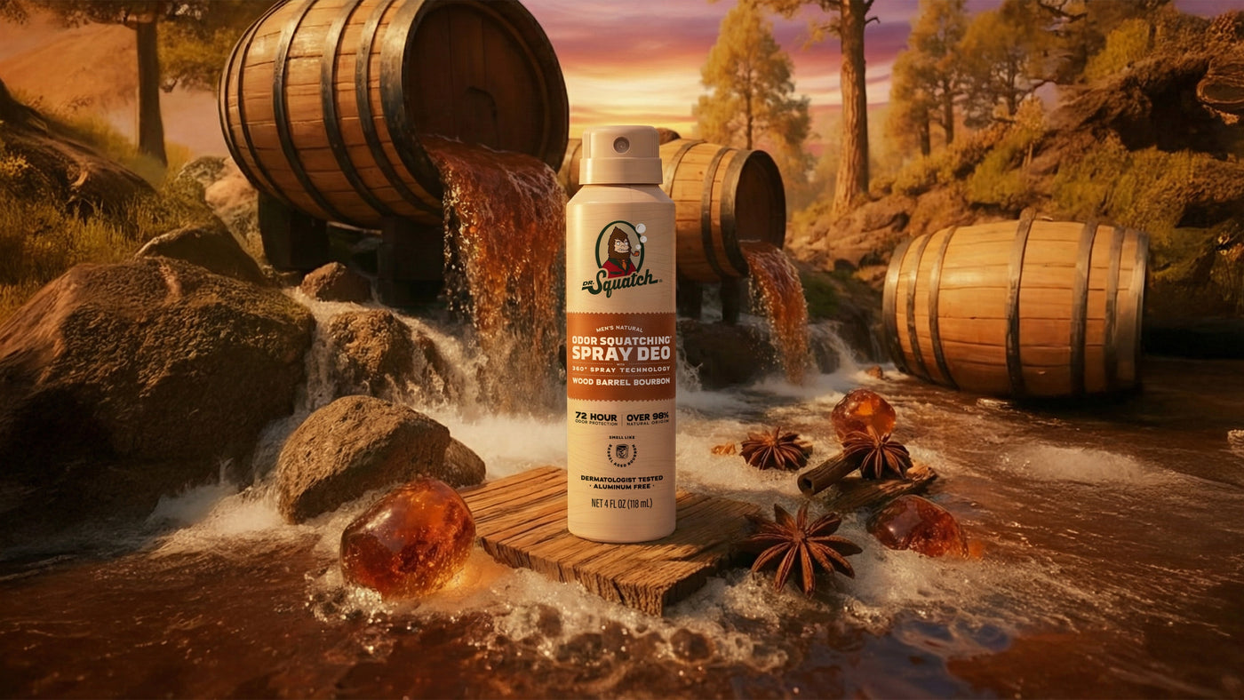 Wood Barrel Bourbon Spray Deodorant - Barrel Choice