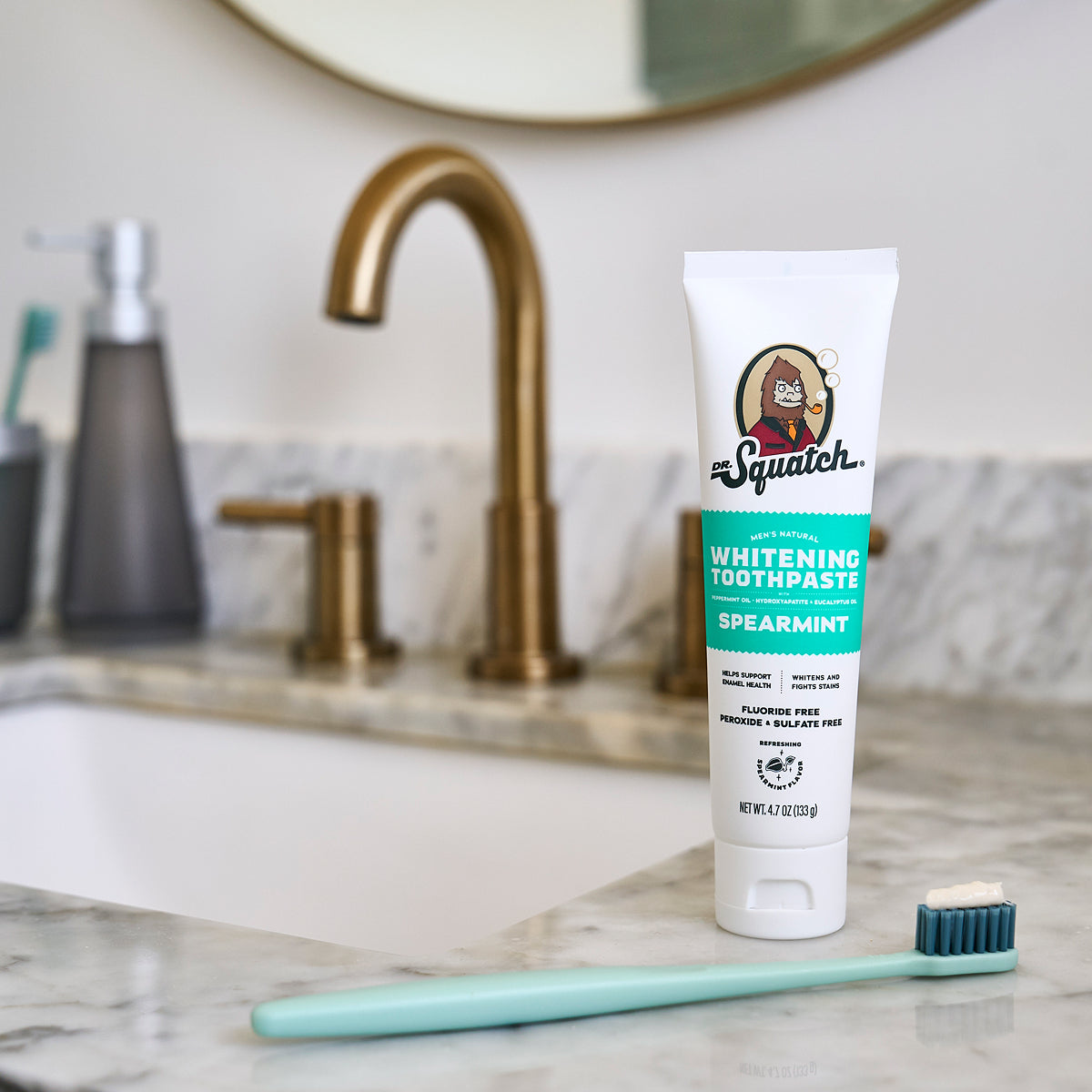 Spearmint Whitening Toothpaste - Travel Ready