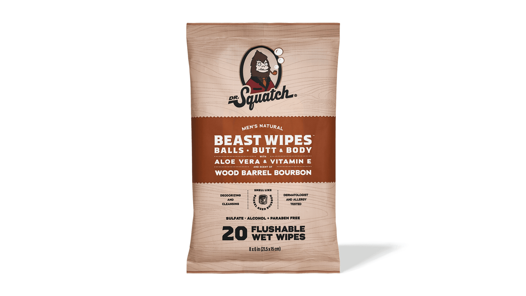 Wood Barrel Bourbon Wipes - Classic Blend