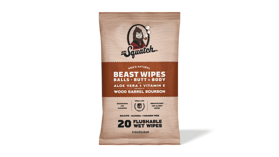 Wood Barrel Bourbon Wipes - Classic Blend