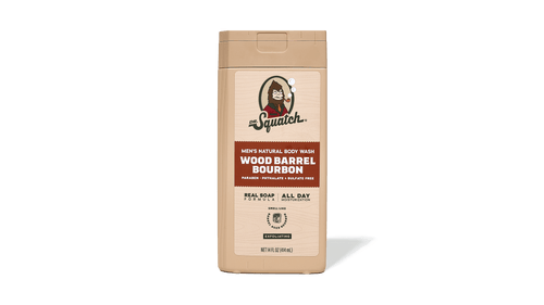 14 oz Wood Barrel Bourbon Exfoliating Body Wash - Rich Clean